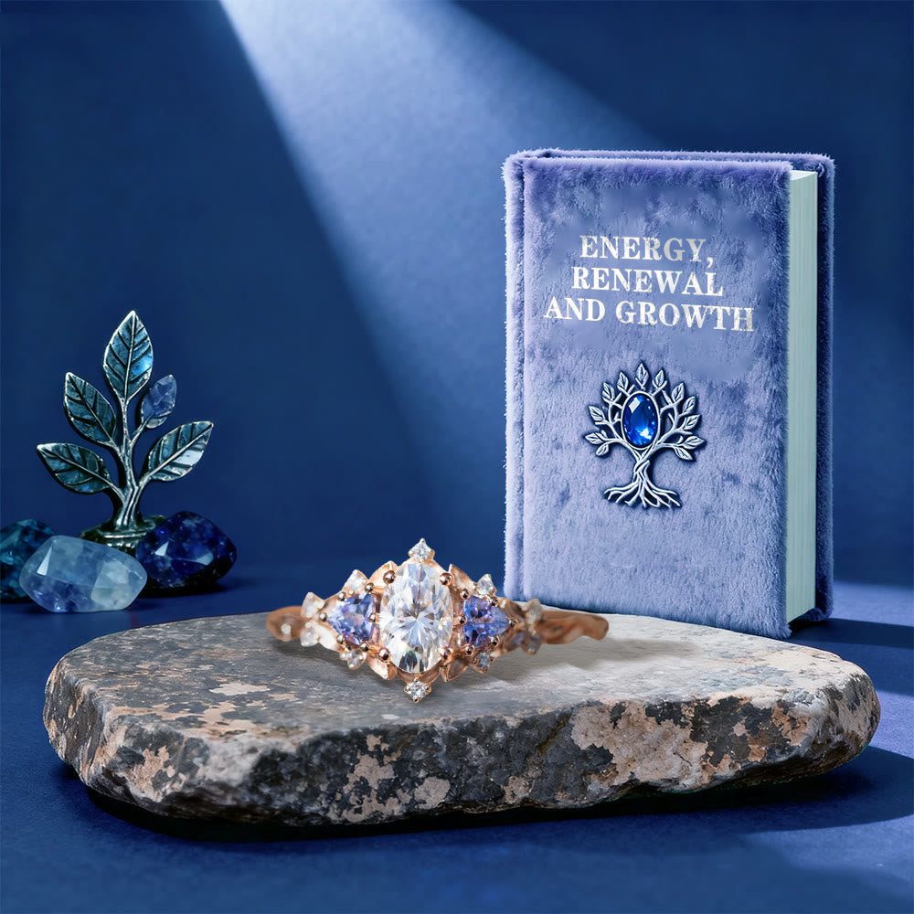 WorldNorse Dawn Leaf Zirkon Ast Ring - image 8