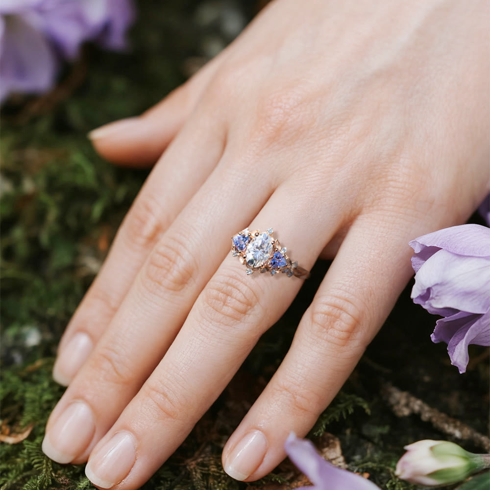 WorldNorse Dawn Leaf Zirkon Ast Ring - image 6