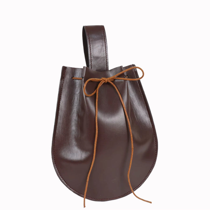 WorldNorse – Ledertasche und Gürtel mit geprägtem keltischem Muster - image 3