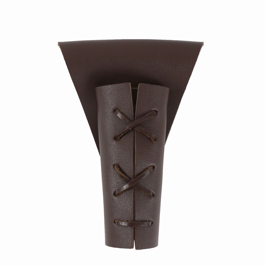 WorldNorse – Ledertasche und Gürtel mit geprägtem keltischem Muster - image 4