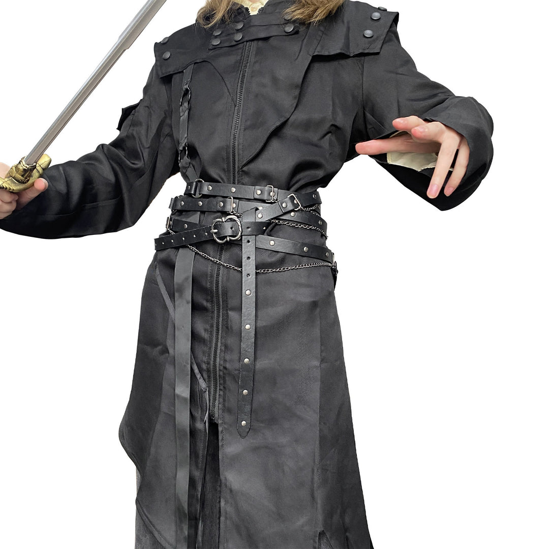 WorldNorse Punk Nietenkettengürtel - image 1