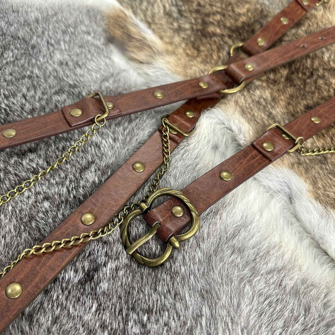 WorldNorse Punk Nietenkettengürtel - image 11