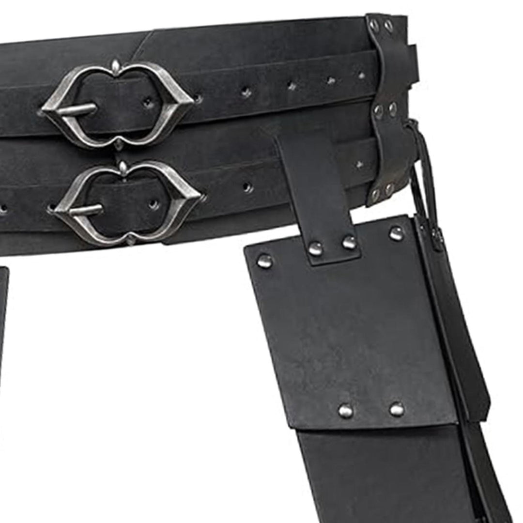 WorldNorse Edgy Mehrplatten-Rockrüstung mit Nieten - image 2