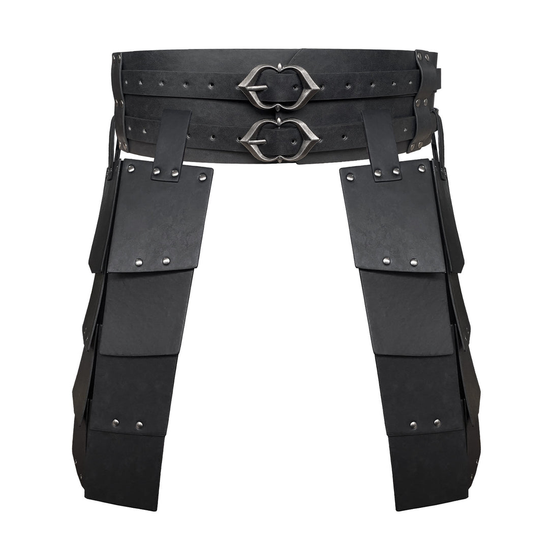 WorldNorse Edgy Mehrplatten-Rockrüstung mit Nieten - image 1