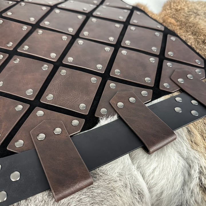 WorldNorse Mittelalterliche Diamantrockrüstung aus Leder - image 5