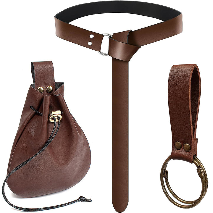 WorldNorse Closure Doppelringschnalle Kordelzugtasche & Gürtel - image 4