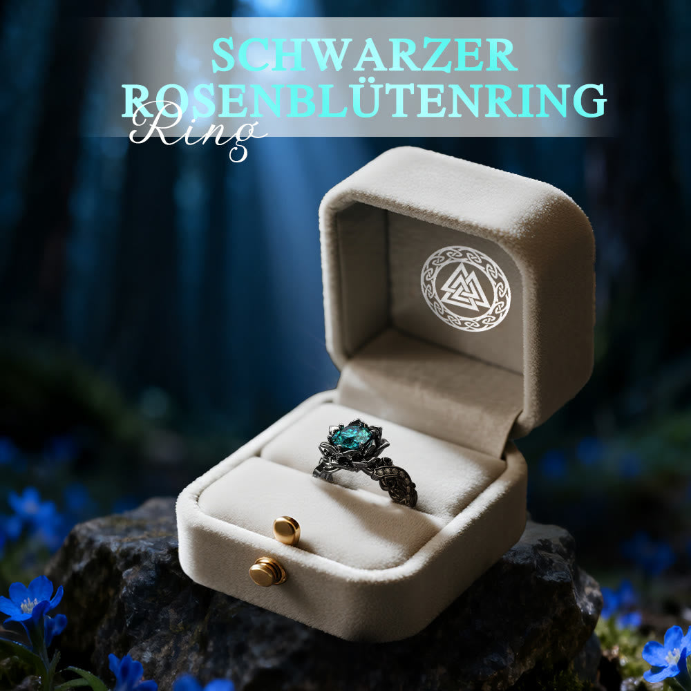 WorldNorse Schwarzer Rosenblütenring - image 2