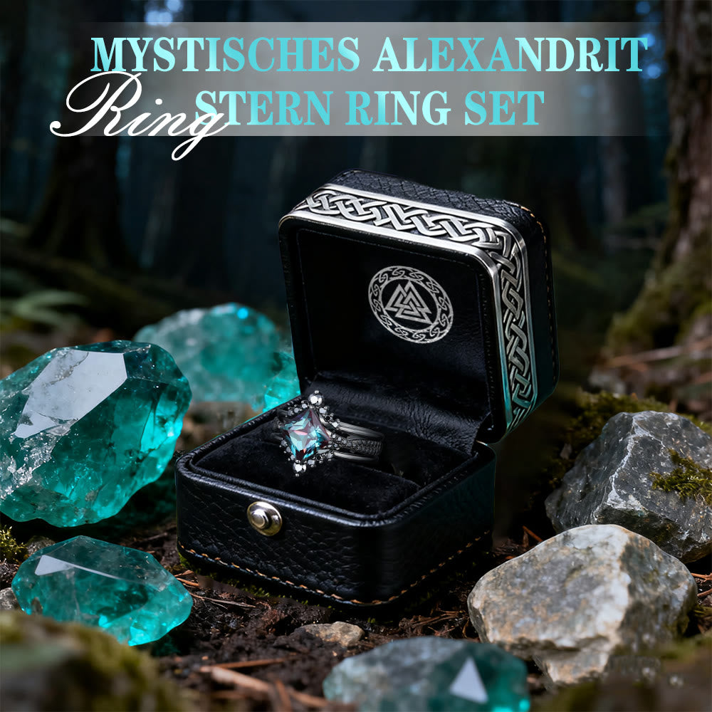 WorldNorse Mystic Alexandrit Stern Ring Set - image 2