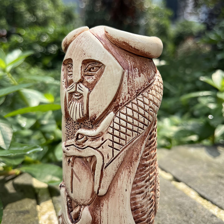 Nordische Schlangenweb- Rune Souverän-Statue-Dekoration - image 5