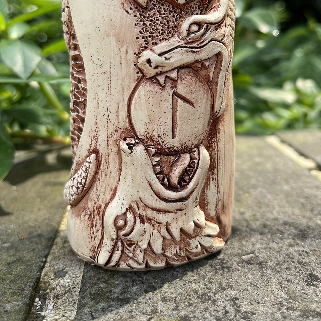 Nordische Schlangenweb- Rune Souverän-Statue-Dekoration - image 6