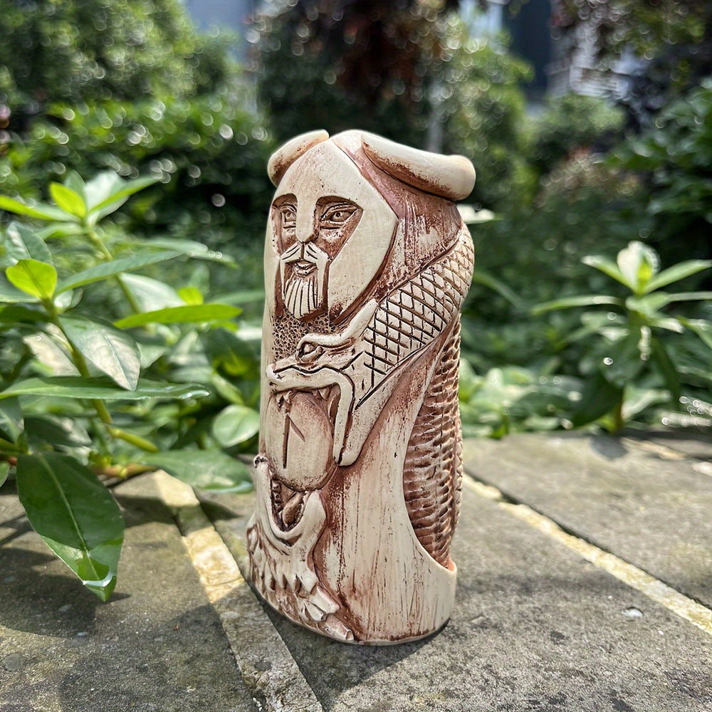 Nordische Schlangenweb- Rune Souverän-Statue-Dekoration - image 1