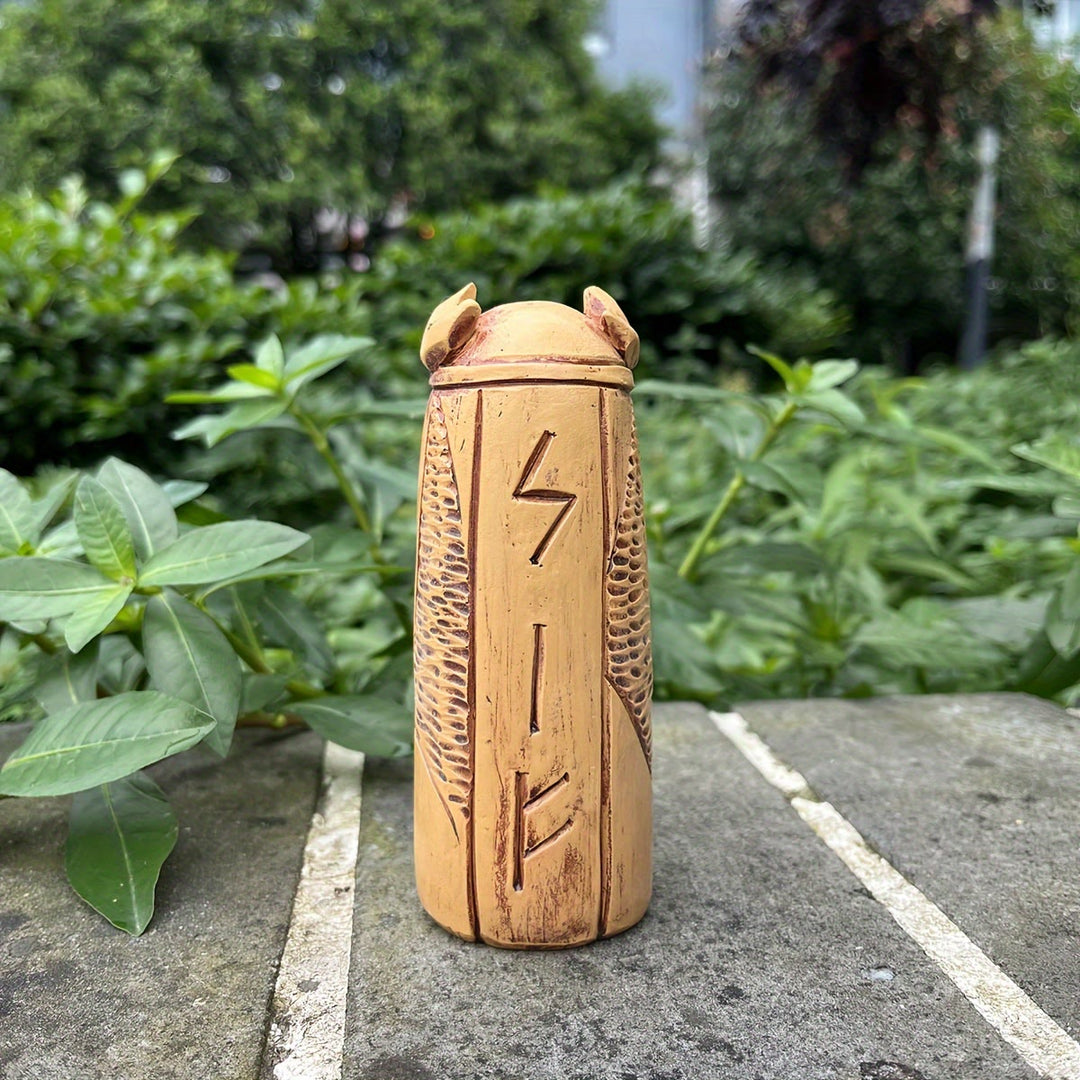 WorldNorse Knot Wappenweber-Statue mit Horn - image 3