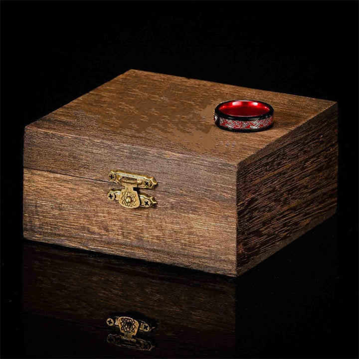 WorldNordischer Ring aus Legierung im Wikingerstil - image 7