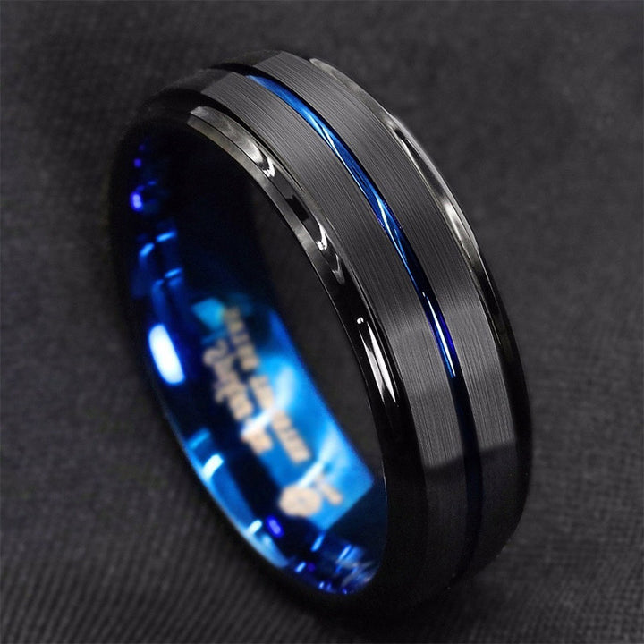 WorldNordischer Ring aus Legierung im Wikingerstil - Orbital#Blau - 70mm - image 15