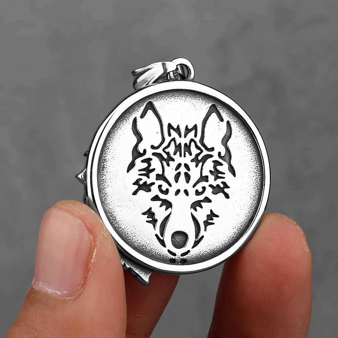 WorldNorse Wikinger Wolf Halskette für Herren
