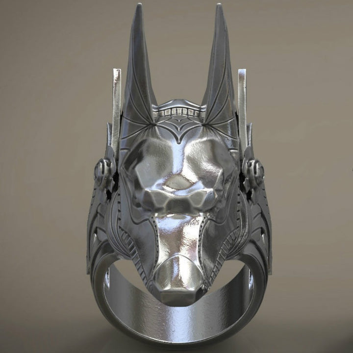 WorldNorse Vintage Anubis Ägyptischer Ring Punk Bier Ring - image 1