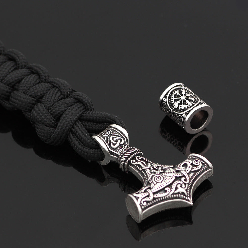 WorldNorse Thors Hammer geflochtenes Seil-Wikinger-Armband - image 4