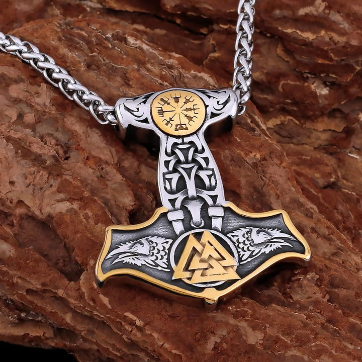 WorldNorse Wikinger-Halskette mit Keltischer Knoten , Valknut