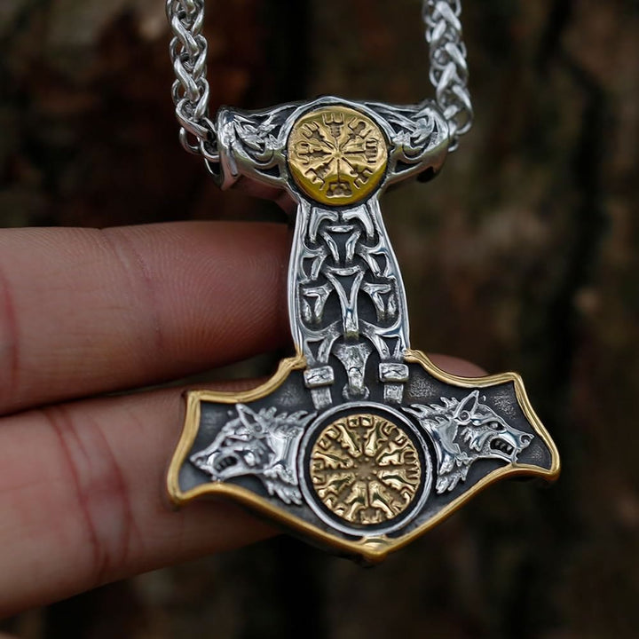 WorldNorse Wikinger-Halskette mit Keltischer Knoten , Valknut