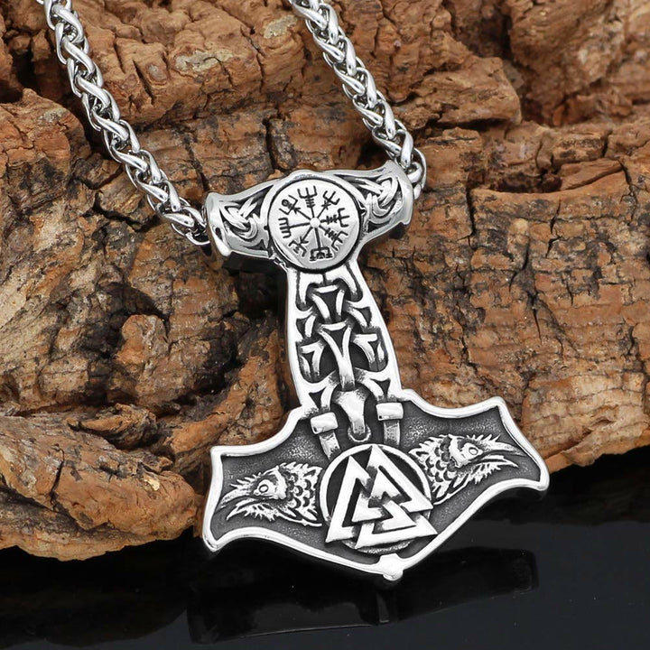 WorldNorse Wikinger-Halskette mit Keltischer Knoten , Valknut