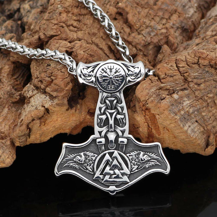 WorldNorse Wikinger-Halskette mit Keltischer Knoten , Valknut