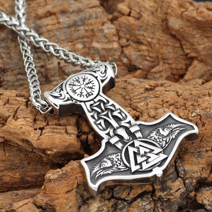 WorldNorse Wikinger-Halskette mit Keltischer Knoten , Valknut
