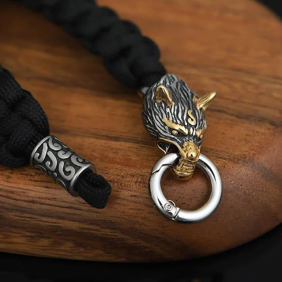 WorldNorse Nordisches Mjölnir Wolf -Armband