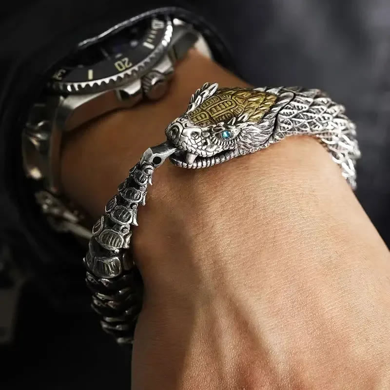 WorldNorse Jormungandr Personalisiertes Klapperschlangenarmband - image 1