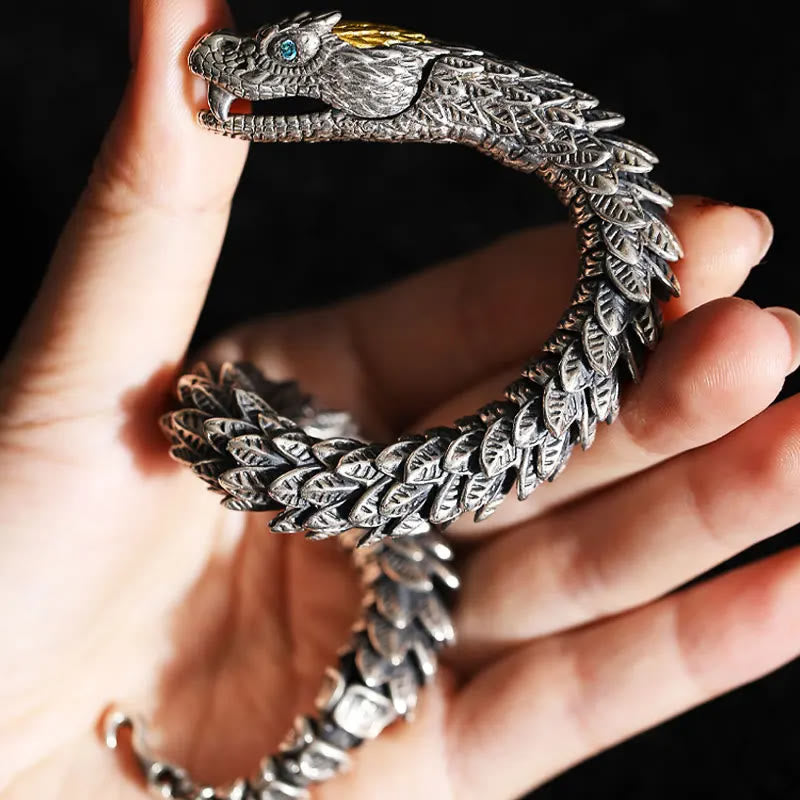 WorldNorse Jormungandr Personalisiertes Klapperschlangenarmband - image 4