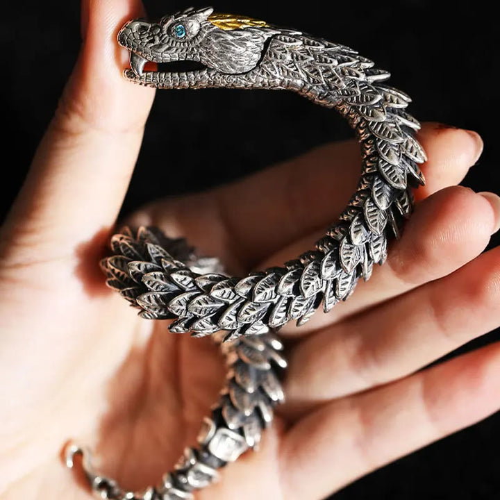 WorldNorse Jormungandr Personalisiertes Klapperschlangenarmband - image 4