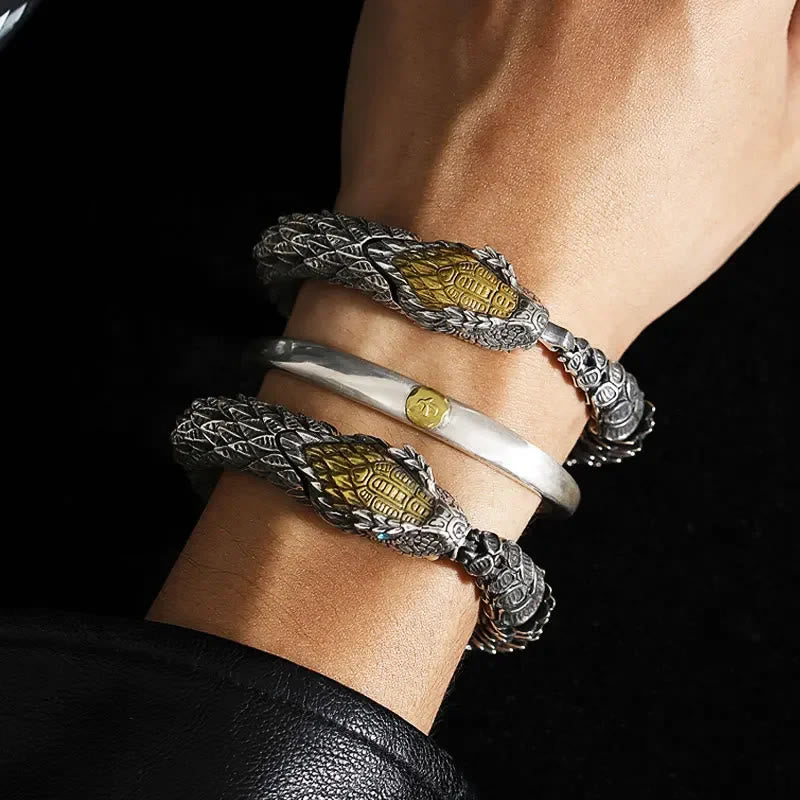 WorldNorse Jormungandr Personalisiertes Klapperschlangenarmband - image 2