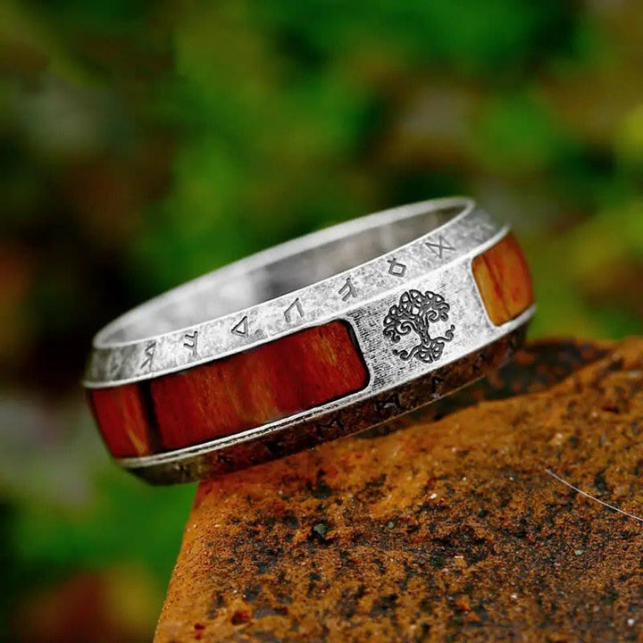 WeltNordischer Vintage Boho Yggdrasil Ring