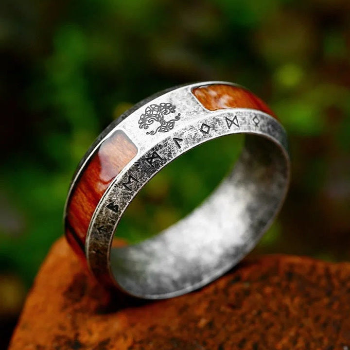 WeltNordischer Vintage Boho Yggdrasil Ring