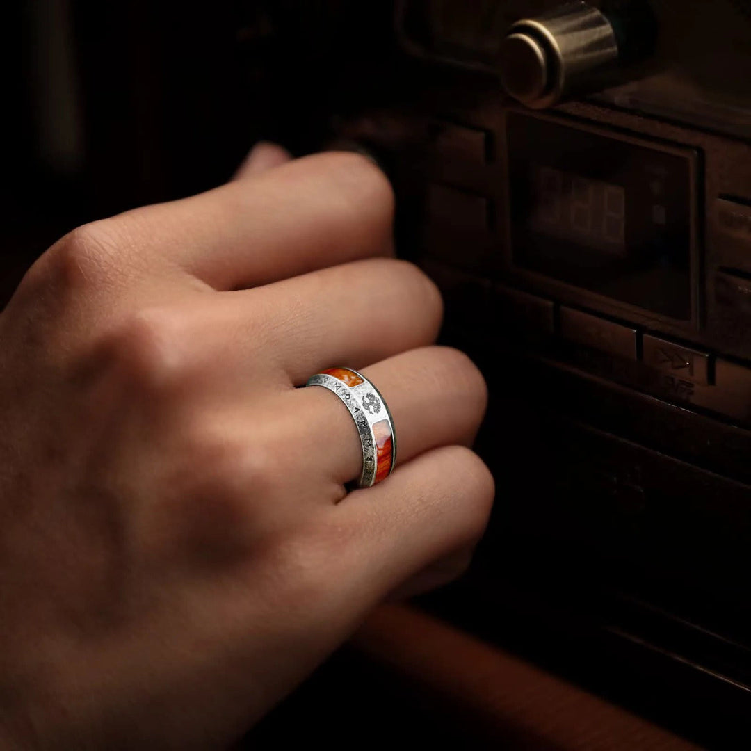 WeltNordischer Vintage Boho Yggdrasil Ring