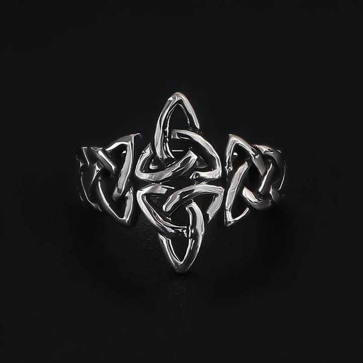WorldNorse Keltischer Knoten Dreifachhorn Odins Ring