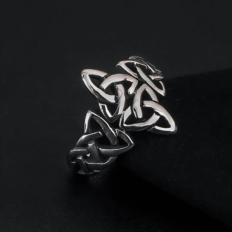 WorldNorse Keltischer Knoten Dreifachhorn Odins Ring