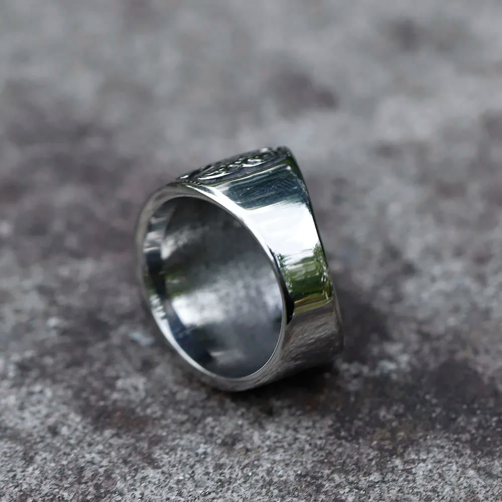 WorldNorse Bärenklaue Edelstahl Wikingerring