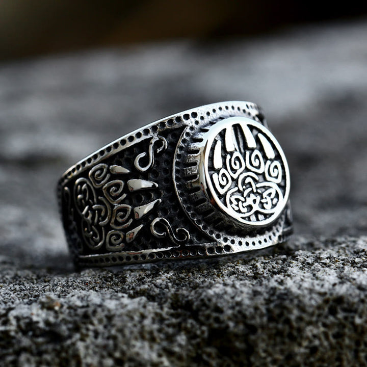 WorldNorse Bärenklaue Edelstahl Wikingerring