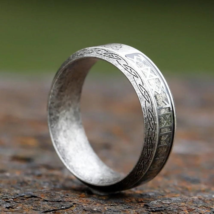 Weltnordischer keltischer Triquetra Knotenring