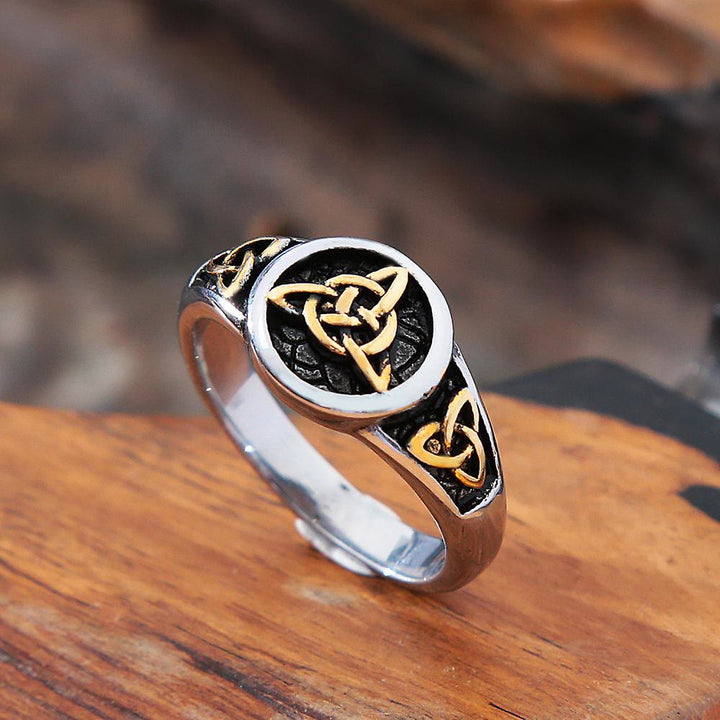 WorldNorse Vintage Dreieck Wikinger Ring