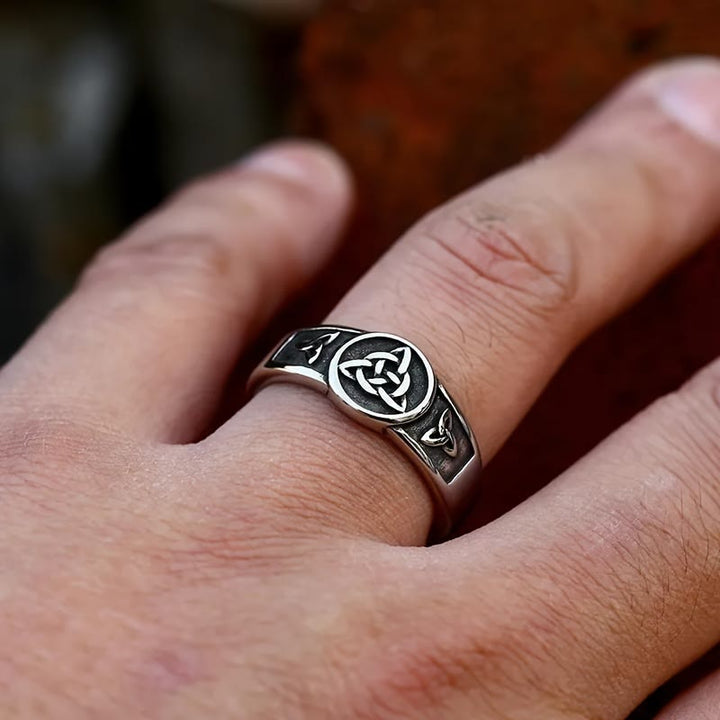 WorldNorse Vintage Dreieck Wikinger Ring