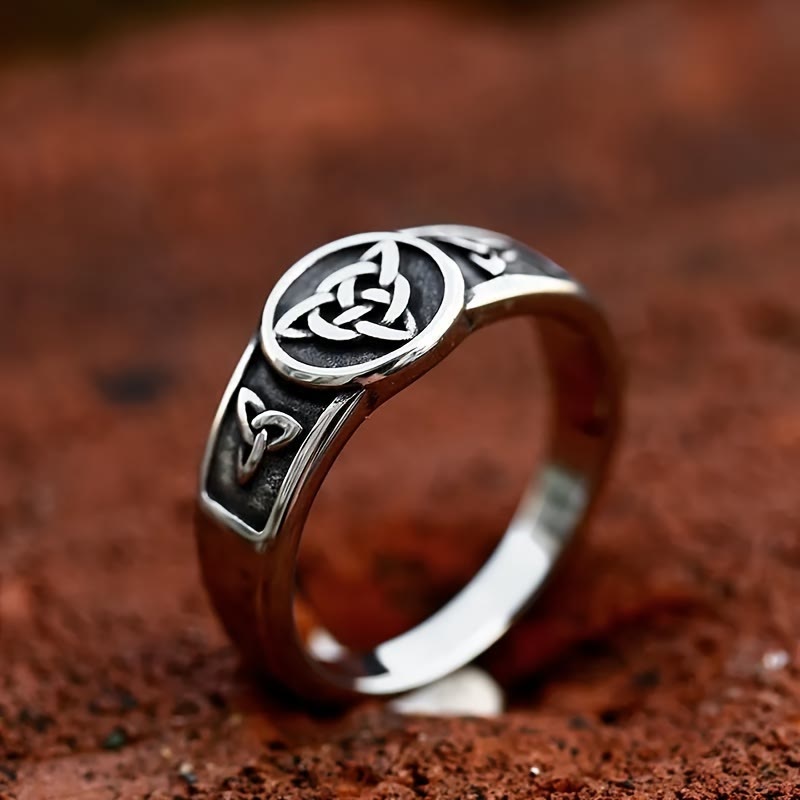 WorldNorse Vintage Dreieck Wikinger Ring