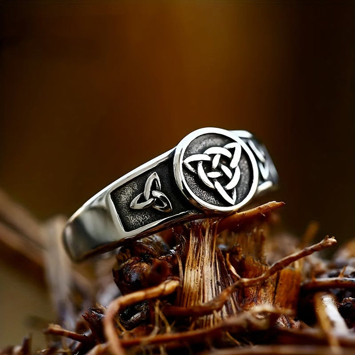 WorldNorse Vintage Dreieck Wikinger Ring