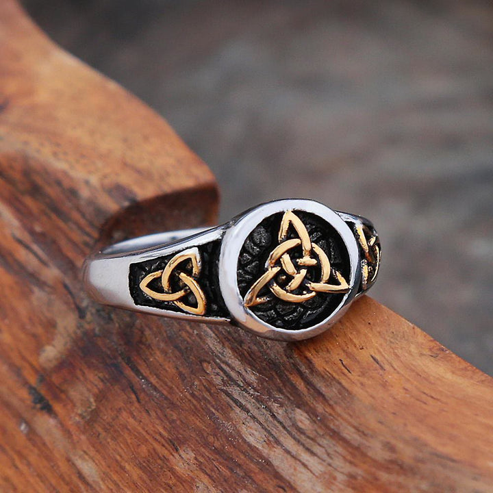 WorldNorse Vintage Dreieck Wikinger Ring