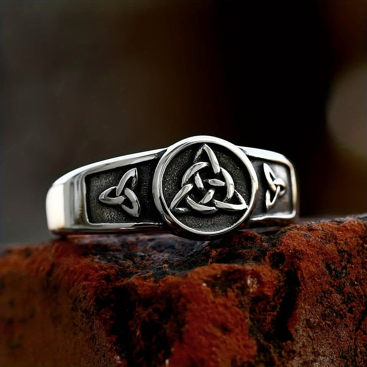 WorldNorse Vintage Dreieck Wikinger Ring