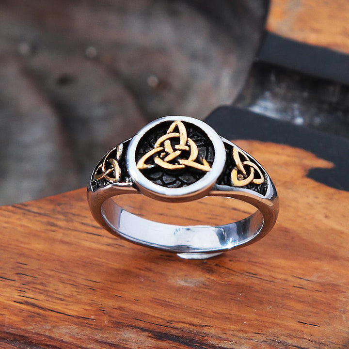 WorldNorse Vintage Dreieck Wikinger Ring