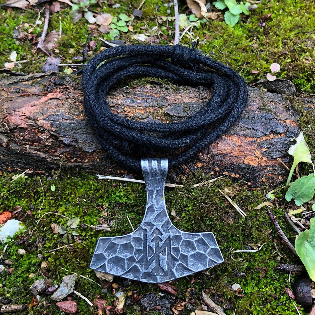 WorldNorse Viking Mjölnir Amulett Thors Hammer Halskette
