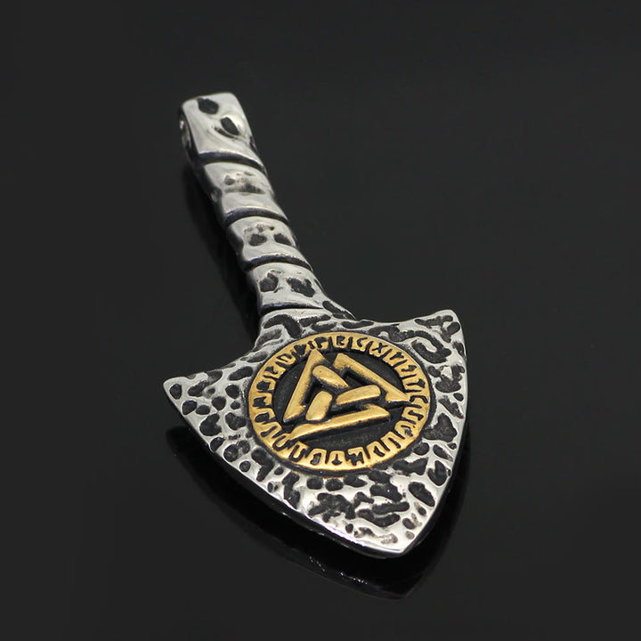 WorldNorse Nordischer Krieger-Talisman mit Odins-Symbol-Halskette
