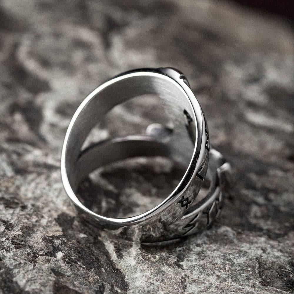 WorldNorse Bold Offener Wikinger-Hammerring Mjölnir