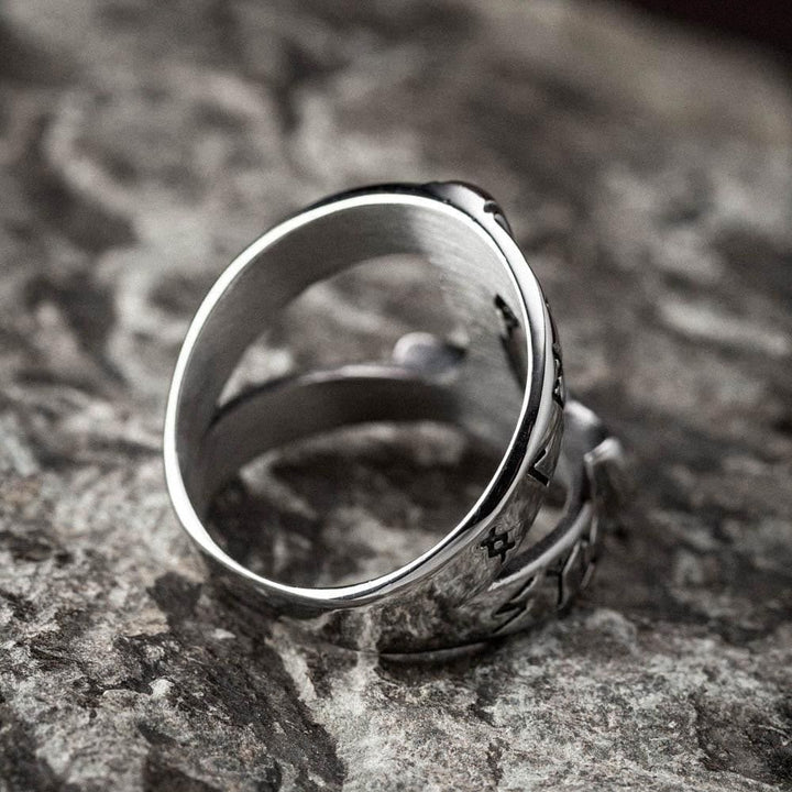 WorldNorse Bold Offener Wikinger-Hammerring Mjölnir